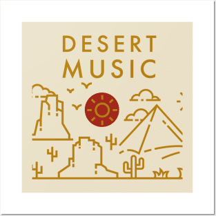 Desert Music Posters and Art